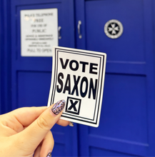 Load image into Gallery viewer, Vote Saxon Glossy Sticker