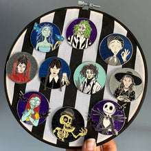 Load image into Gallery viewer, Victor Hard Enamel Glitter Pin