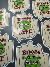 Load image into Gallery viewer, Ogre Sign Sticker