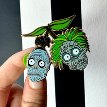 Load image into Gallery viewer, Shrunken Head Cherries Enamel Pin