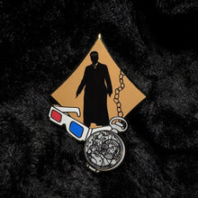 Load image into Gallery viewer, 10th Doctor Icon Hard Enamel Pin