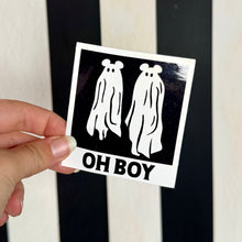 Load image into Gallery viewer, Oh Boy Ghosts Glossy Sticker