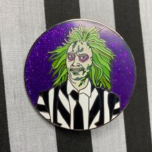 Load image into Gallery viewer, Ghost with the Most Hard Enamel Glitter Pin