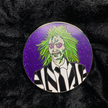 Load image into Gallery viewer, Ghost with the Most Hard Enamel Glitter Pin