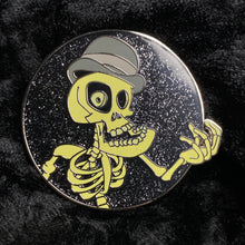 Load image into Gallery viewer, Bonejangles Hard Enamel Glitter Pin