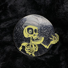 Load image into Gallery viewer, Bonejangles Hard Enamel Glitter Pin