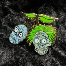 Load image into Gallery viewer, Shrunken Head Cherries Enamel Pin