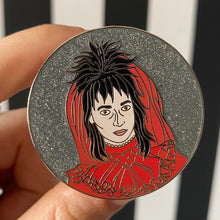 Load image into Gallery viewer, Bride Lydia Hard Enamel Glitter Pin