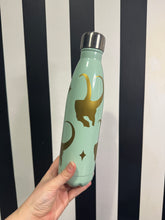 Load image into Gallery viewer, Green Bottle with Gold Loki