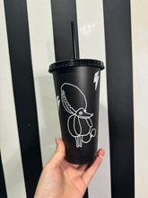 Load image into Gallery viewer, Black Cup with White Frankenweenie