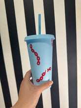 Load image into Gallery viewer, Blue Cup with Red 24601