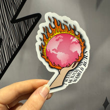 Load image into Gallery viewer, World Burn Glossy Sticker