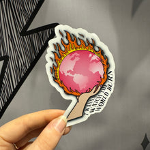 Load image into Gallery viewer, World Burn Glossy Sticker
