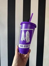 Load image into Gallery viewer, Purple Cup with White No Feet