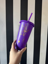 Load image into Gallery viewer, Purple Cup with Gold Zero