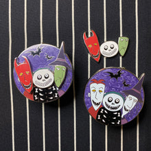 Load image into Gallery viewer, Trick or Treaters Magnetic Enamel Pin