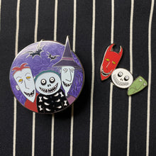 Load image into Gallery viewer, Trick or Treaters Magnetic Enamel Pin