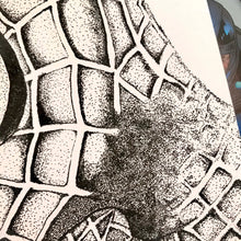 Load image into Gallery viewer, Spider Superhero Dotwork Art Print