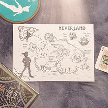 Load image into Gallery viewer, Neverland Map Dotwork Art Print