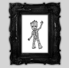 Load image into Gallery viewer, I am Tree Dot Work Art Print