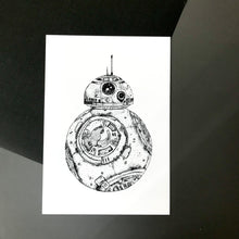 Load image into Gallery viewer, The Force Droid Dot Work Art Print