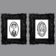 Load image into Gallery viewer, Land of the Dead Lovers Dotwork Art Print
