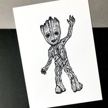 Load image into Gallery viewer, I am Tree Dot Work Art Print