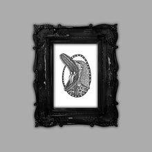 Load image into Gallery viewer, Pulling Faces Dotwork Art Print featuring Adam and Barbara
