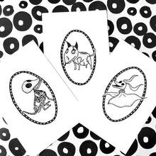 Load image into Gallery viewer, Spooky Dogs Dotwork Art Print