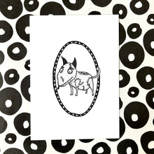 Load image into Gallery viewer, Spooky Dogs Dotwork Art Print