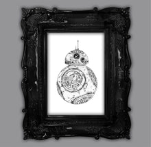 Load image into Gallery viewer, The Force Droid Dot Work Art Print