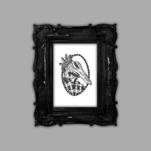 Load image into Gallery viewer, Pulling Faces Dotwork Art Print featuring Adam and Barbara