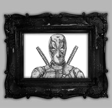 Load image into Gallery viewer, Dead Mutant Superhero Dot Work Art Print
