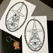 Load image into Gallery viewer, Two-faced Mayor art print