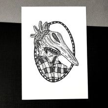 Load image into Gallery viewer, Pulling Faces Dotwork Art Print featuring Adam and Barbara