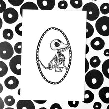 Load image into Gallery viewer, Spooky Dogs Dotwork Art Print