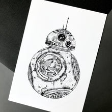 Load image into Gallery viewer, The Force Droid Dot Work Art Print