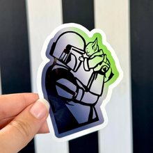 Load image into Gallery viewer, Mando &amp; Grogu Glossy Sticker

