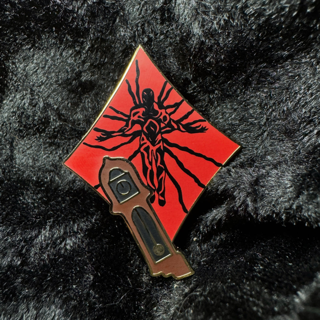 Upside Down Villain Hard Enamel Pin