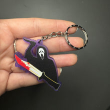 Load image into Gallery viewer, Scream keyring
