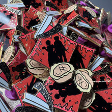 Load image into Gallery viewer, Fleet Street Villains Hard Enamel Pin
