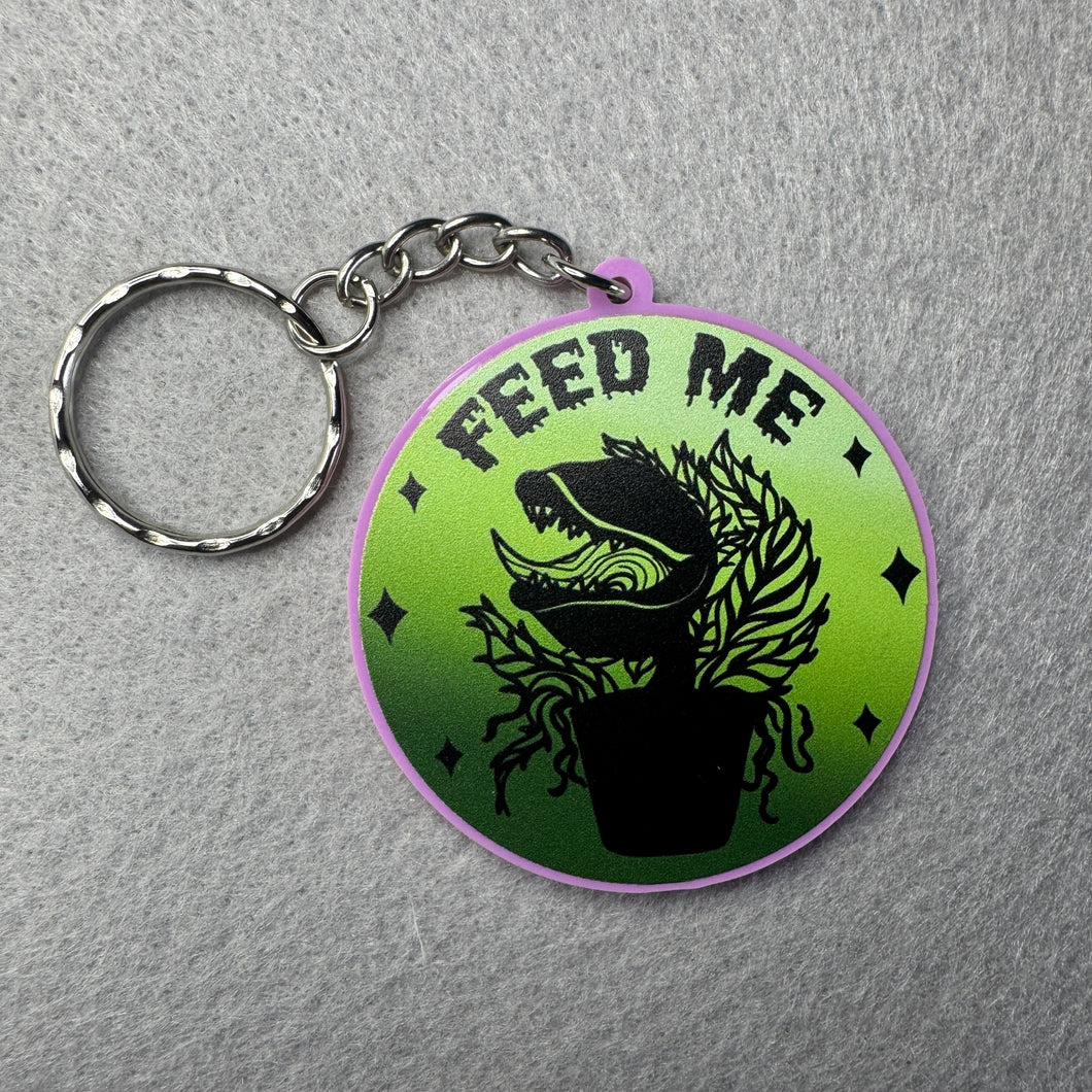 Feed Me keyring