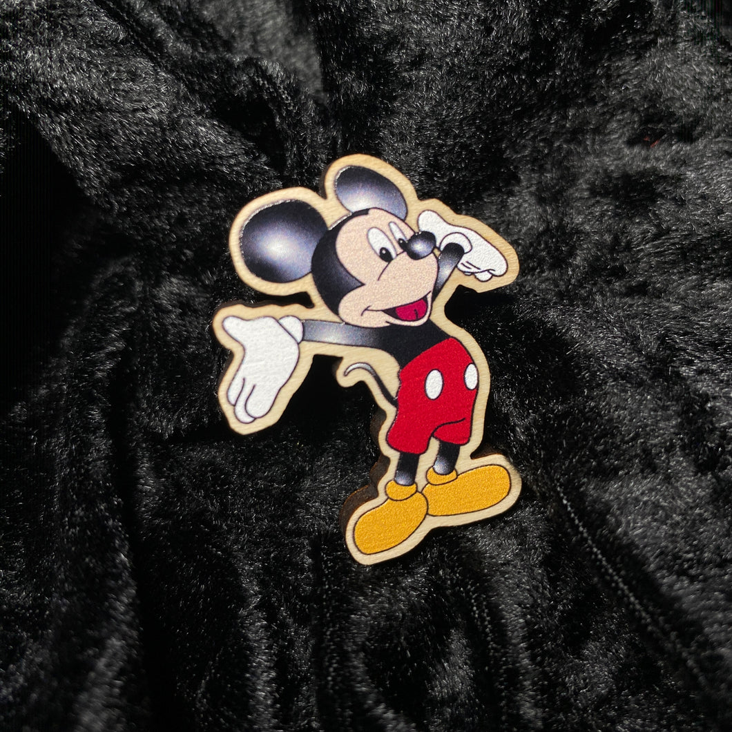 Main Mouse Wooden Pin