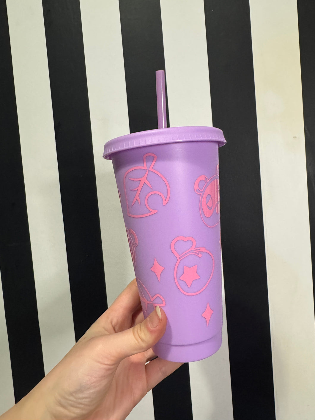 Lilac Cup with Pink Animal Crossing