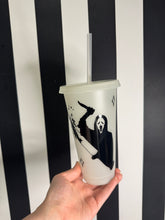 Load image into Gallery viewer, Glow in the Dark Cup with Black Scream
