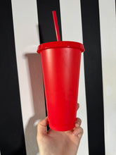 Load image into Gallery viewer, Red Cup with Black Chicago
