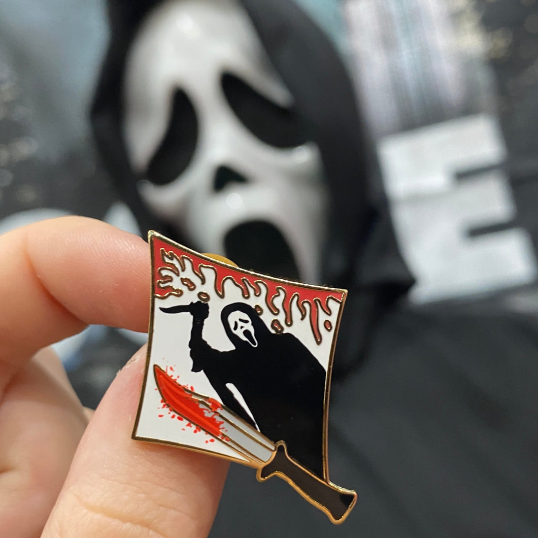 Scream Villain Hard Enamel Pin