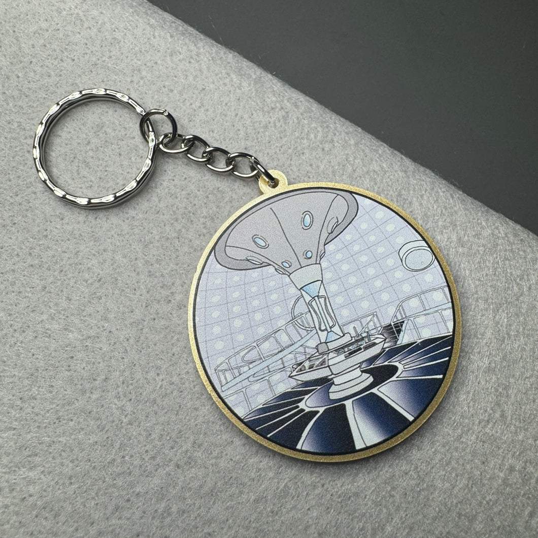 Inside the Police Box keyring