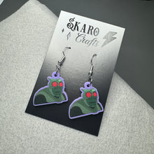 Load image into Gallery viewer, Wrarth Warrior Lilac Earrings
