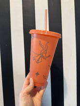 Load image into Gallery viewer, Peach Cup with Silver Zero
